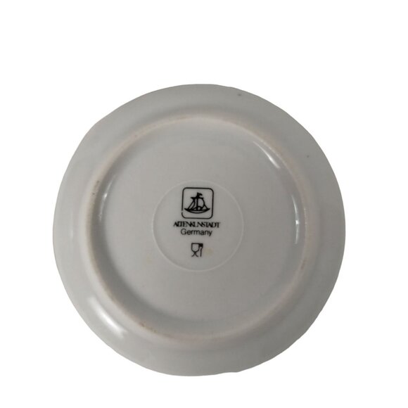 Altenkunstadt Freudenberg West Germany Porcelain Coaster Plate Saucer 4 in Round - Picture 3 of 3